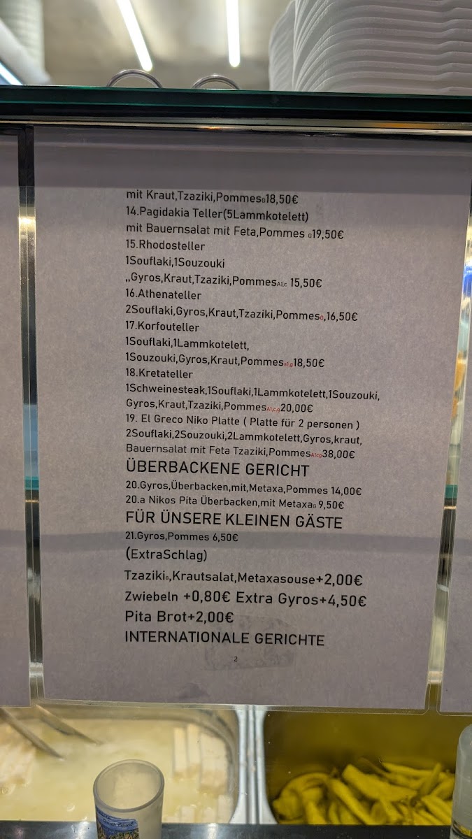 Menu El Greco Bei Niko-3